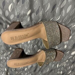 Sparkly Wedge Shoes